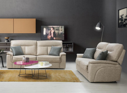 Complete set 2-piece three-seater sofas couch suite design modern living room